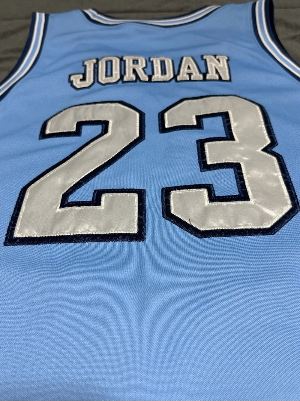 Michael Jordan UNC Nike North Carolina Tar Heels Authentic Jersey LARGE VTG Y2K